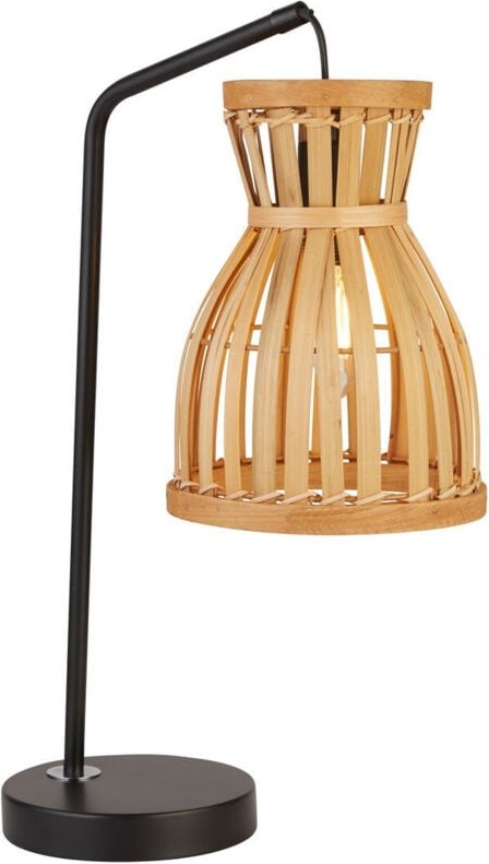 Searchlight Malaga Tischlampe Bambus