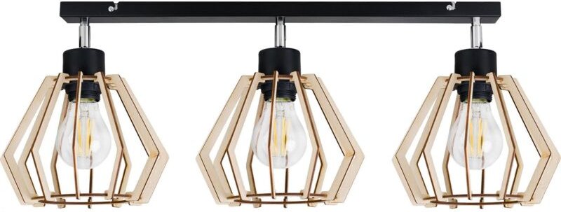 Orno SOLIN Wand- und Deckenleuchte schwarz 60 cm