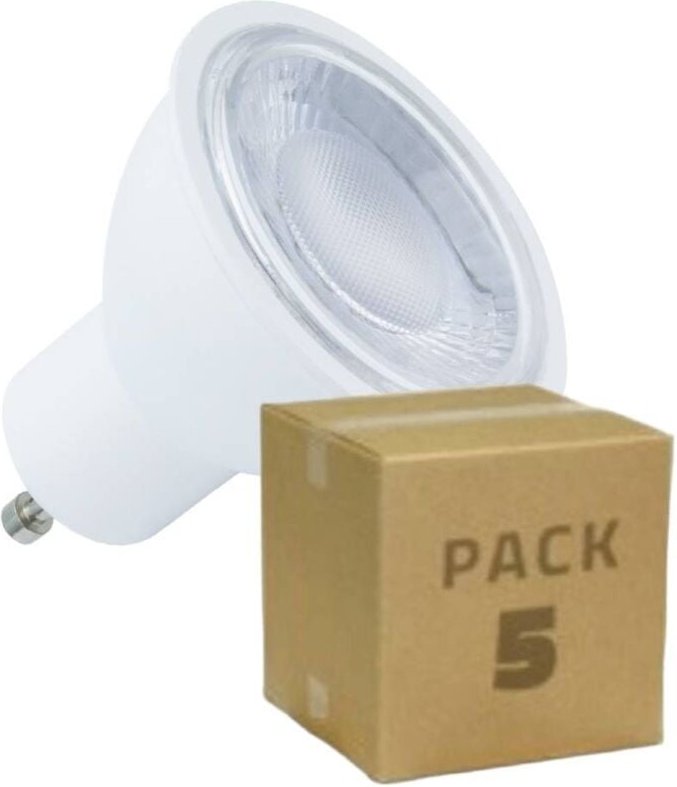 5er-Pack LED-Glühbirnen dimmbar GU10 5W 430lm 100º No Flicker 4000K Neutralweiß