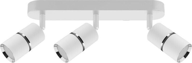 Wand- und Deckenstrahler DIOR SPT GU10 3L weiß/chrom