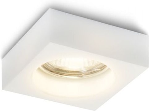 Einbauleuchte bianca sq Opalglas 230V GU10 50W