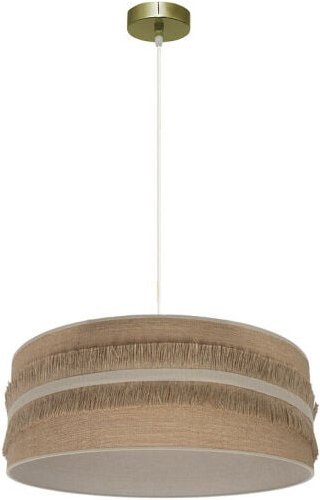 Anhänger natalia 1xe27 leder/suede-beige regx50x50cm