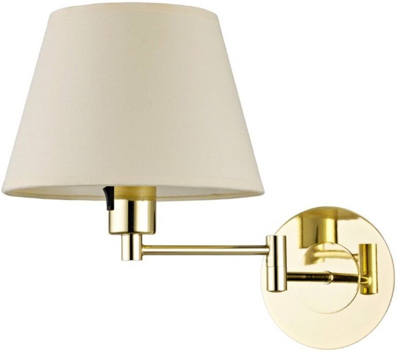 Thumbnail - Wandleuchte, Wandlampe Innen 'Pola' aus Textil für Wohnzimmer & Esszimmer von Lindby