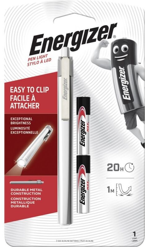 Metal Penlight led Penlight batteriebetrieben 35 lm 20 h 50 g - Energizer