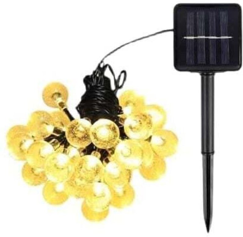 Ulisem100 LED-Solar-Kugellichterkette, ideal für Garten, Terrasse, Pergola oder für Feierlichkeiten zum Jahresende. Wett...