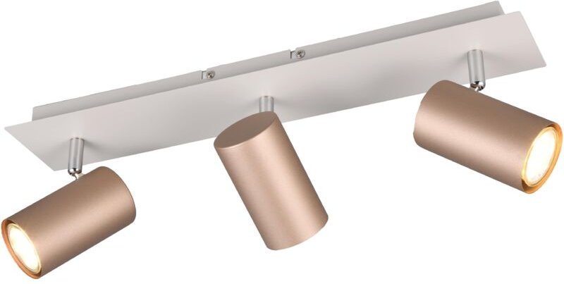 Trio Leuchten 3er Spot Marley GU10 coffee Metall Deckenlampen & Kronleuchter