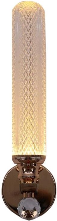 Dilly – Wandleuchte 350 x 100 mm, 1 x G4, französisches Gold, Hardware + Acryl