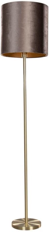 Pendelleuchte Schwarz mit Samtschirm Krokodil 50cm - Combi