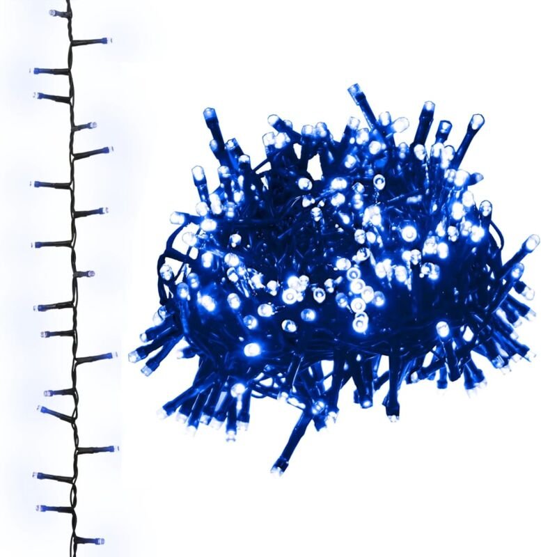 LED-Lichterkette mit 2000 LEDs Blau 45 m pvc Vidaxl