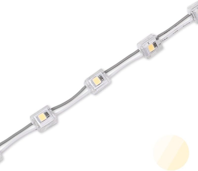 LED Modul SMD 2835 Selbstklebend Transparent 0,2W DC12V CRI:70 120° IP67 - Lichtfarbe: Neutralweiß 4000K