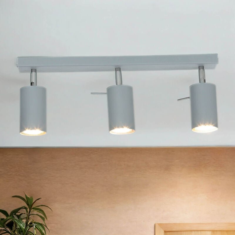 Deckenstrahler GU10 Grau Metall Modern Deckenspot Küche