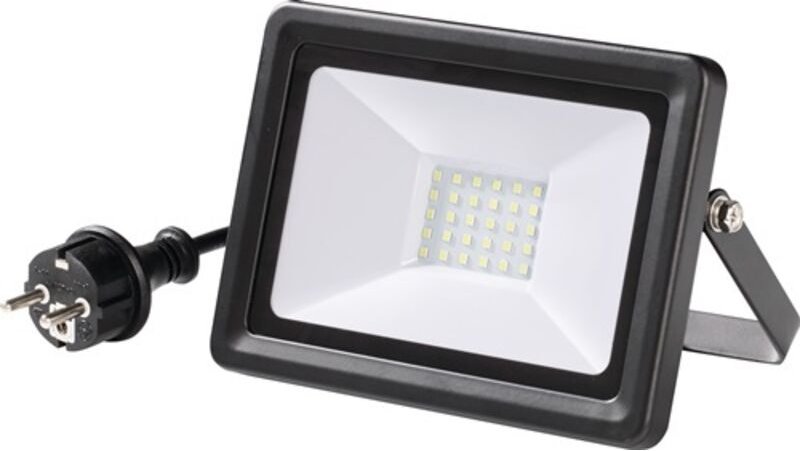 LED-Strahler 30W 2200 lm 2m H05RN-F 3x1 mm² IP65 PROMAT