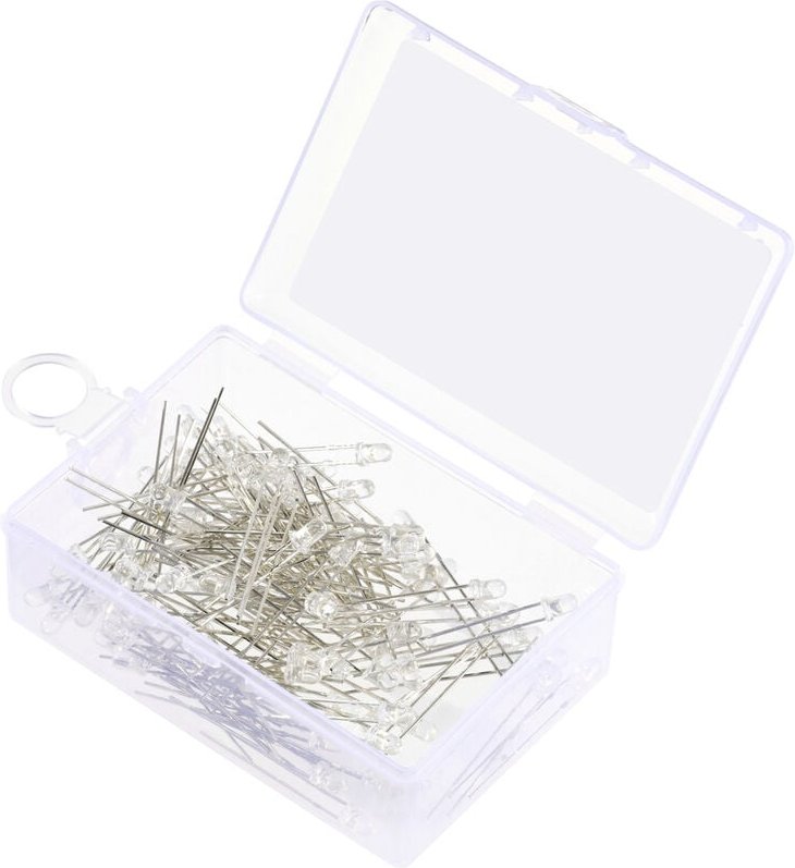 Tru Components - led bedrahtet Kaltweiß Rund 3 mm 14400 mcd 30 ° 20 mA 2.7 v, 3.4 v