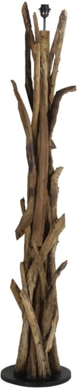 Thumbnail - Stehlampe - Vidin - natürlich - holz - einzelne - Light&living