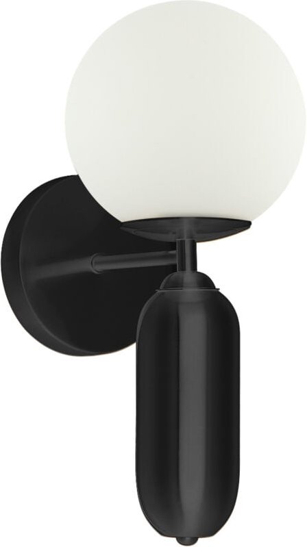 Wandleuchte Aldeva 1 E27 Schwarz Italux WL-02340-1-BK