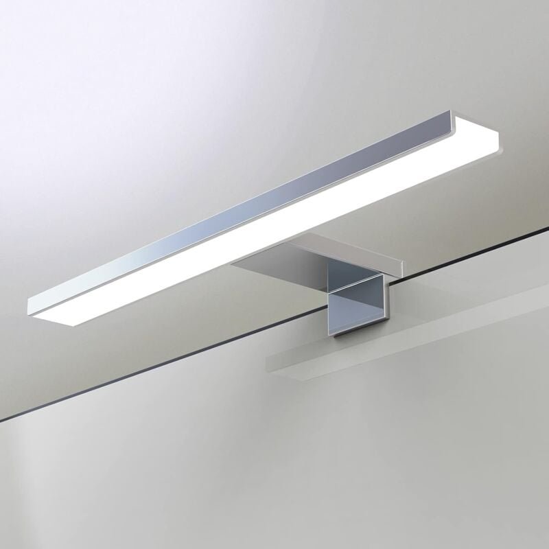Ersandy - Badezimmerspiegellampe 30cm led 6W 230 Volt Badezimmerspiegellampe 6000K Vollaluminium 3in1 Badezimmerspiegell...