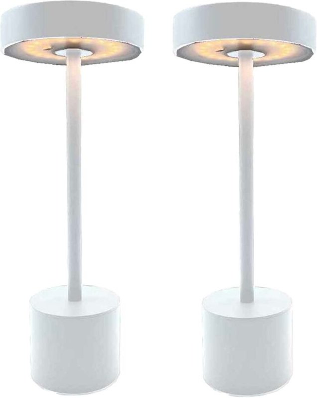 Set Mit 2 Kabellosen Tischlampen ROBY h30cm