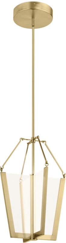 Kichler Calters Integrierte LED-Pendel-Deckenleuchte Champagnergold, 3000K - Elstead