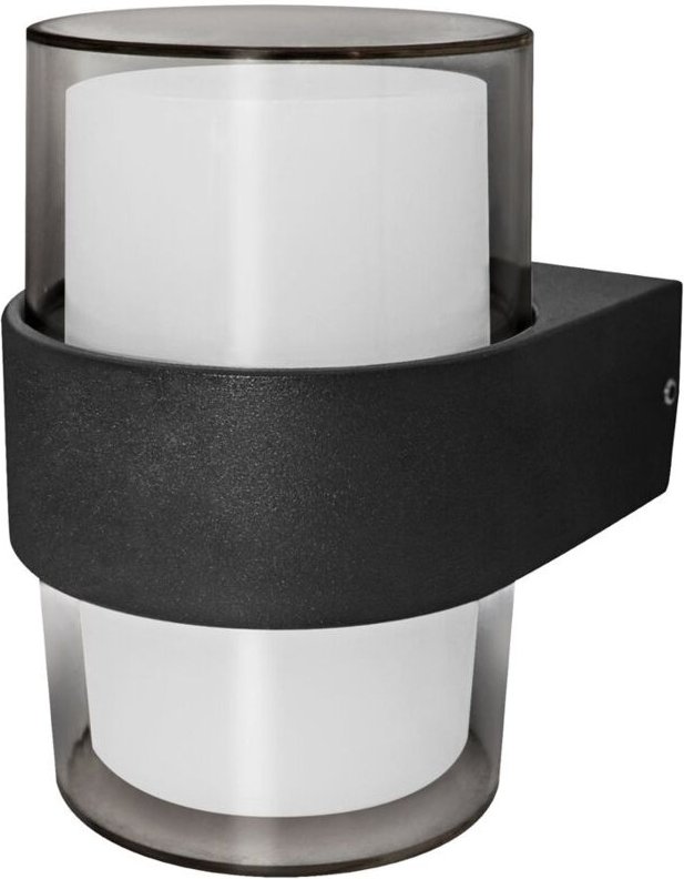 Luxe LED-Wandleuchte für den Außenbereich, IP54, rund, matt, 10 w, neutral