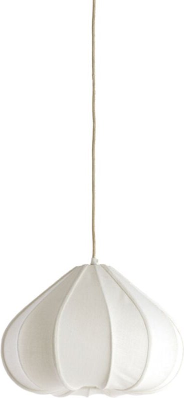 Thumbnail - Light & Living - hängeleuchte - Zubeda - weiß - textil - Ø 38cm -