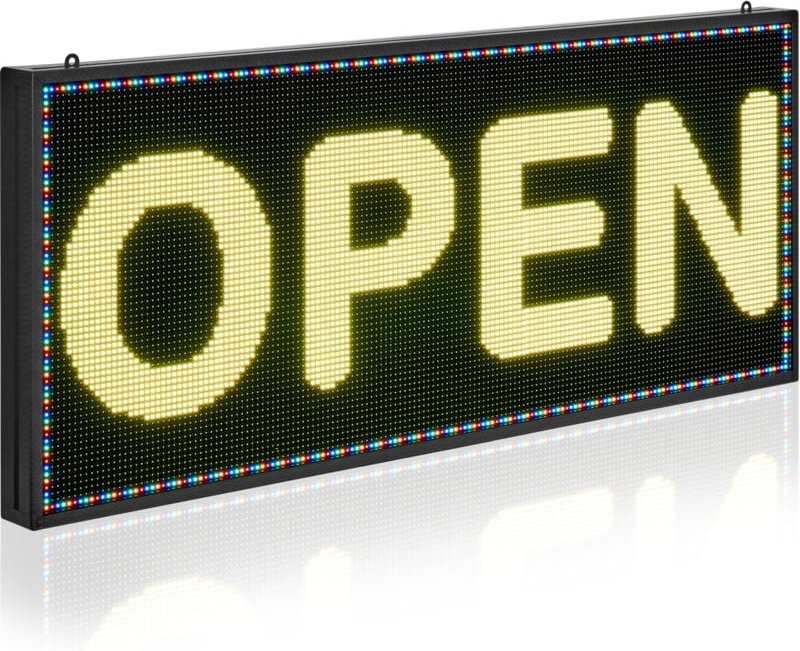 Programmierbare led Zeichen P6 Vollfarbe flexibles digitales Scrolling Panel, diy Anzeigetafel mit benutzerdefiniertem T...