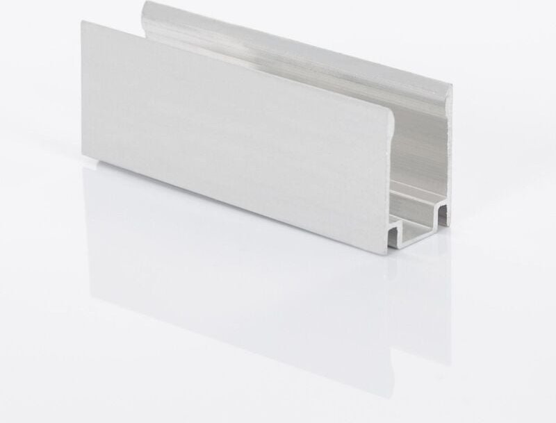 Efectoled - Aluminium Befestigungsklammer für LED-Streifen Neon 11 W/m rgb 220V ac 60 LED/m Halbrund 180º IP67 nach mass...