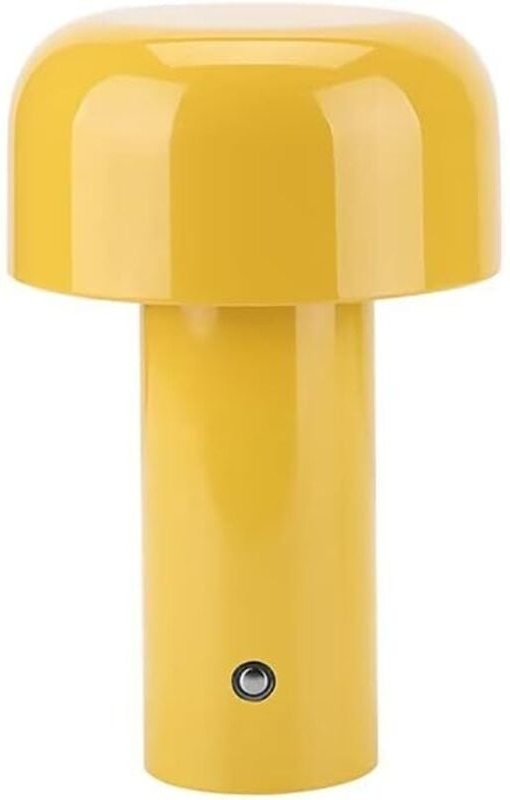 Pilz-Tischlampe, kabellose Tischlampen, wiederaufladbare LED-Schreibtischlampe, 3 Helligkeitsstufen, dimmbare Touch-Schr...