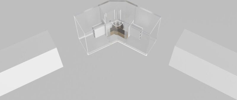 V-Steckverbinder für Hexagon - 120° - 2,2 cm