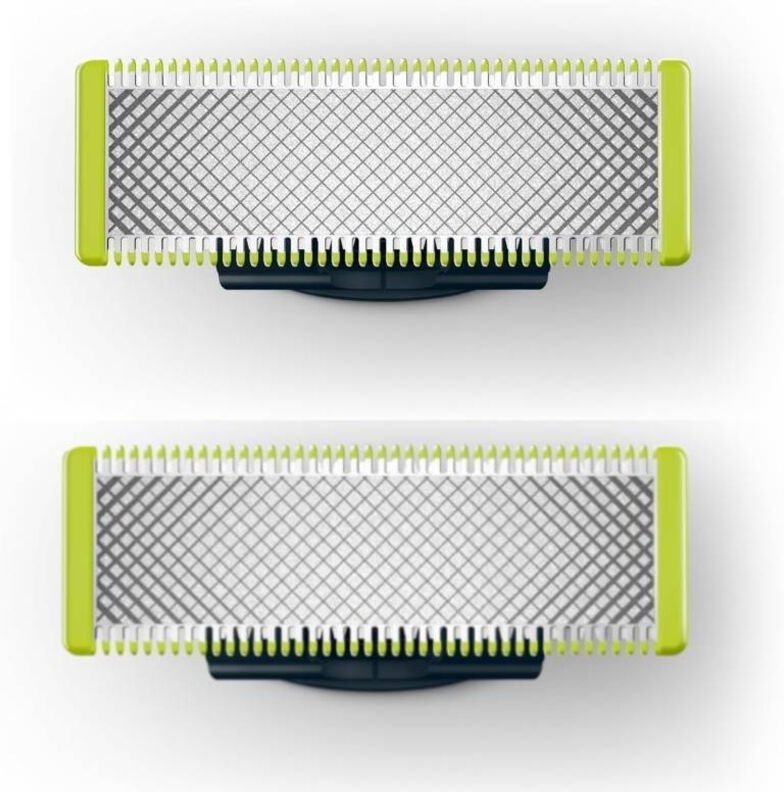 Packung mit 2 Ersatzscherköpfen für den alten Philips QP220 Rasierer