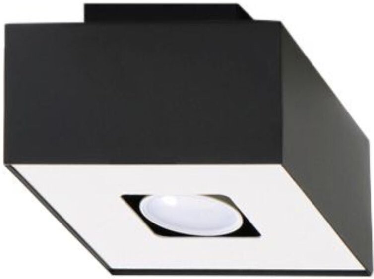 Deckenleuchte Zirkon 1 Gu10 Schwarz Lumilo 00.107.70