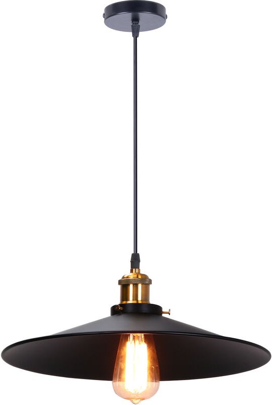 Pendelleuchte, Vintage Hängelampe mit Ø36cm Eisen Lampenschirm, Kronleuchter E27 Fassung für Wohnzimmer Esszimmer Küchen...