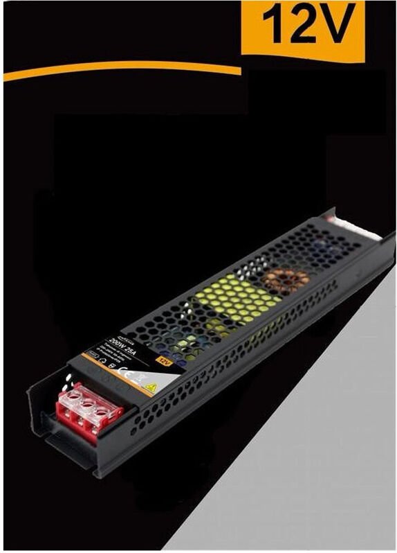 Trade Shop Traesio - Trade Shop - FHYLA200W12V metal slim alimenter -