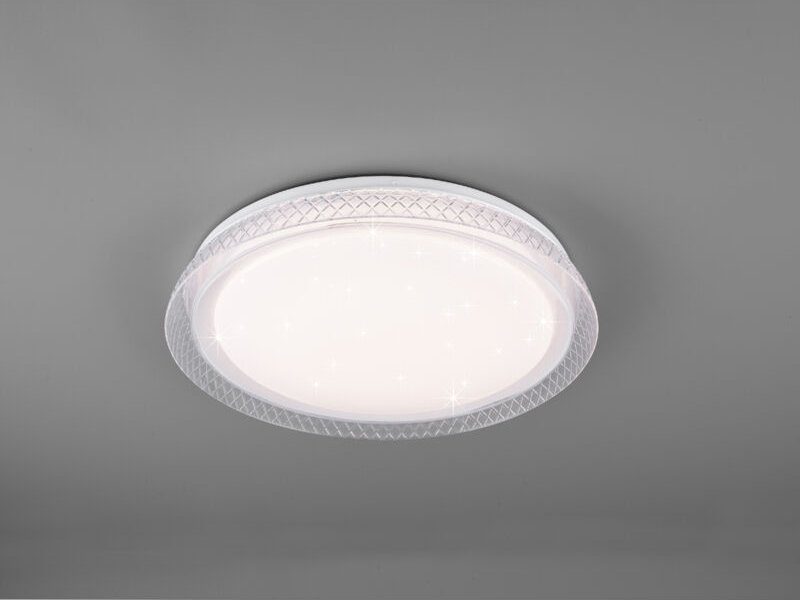 Dimmbare led Deckenlampe heracles Fernbedienung ø 38cm