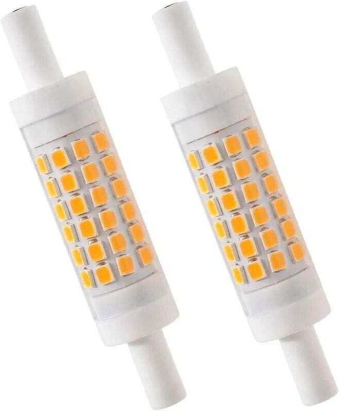 R7S LED 78mm Dimmbar Warmweiß 2700K 5W J78 LED-Lampe 450lm ersetzt 50W Halogenlampe Leuchtmittel 230V 83 Ra, 2er-Pack [E...