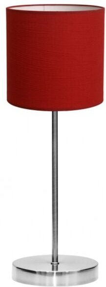 Fabrilamp - Tischleuchte de Roter Lampenschirm. 1xE14. Abmessungen (39x16cm).