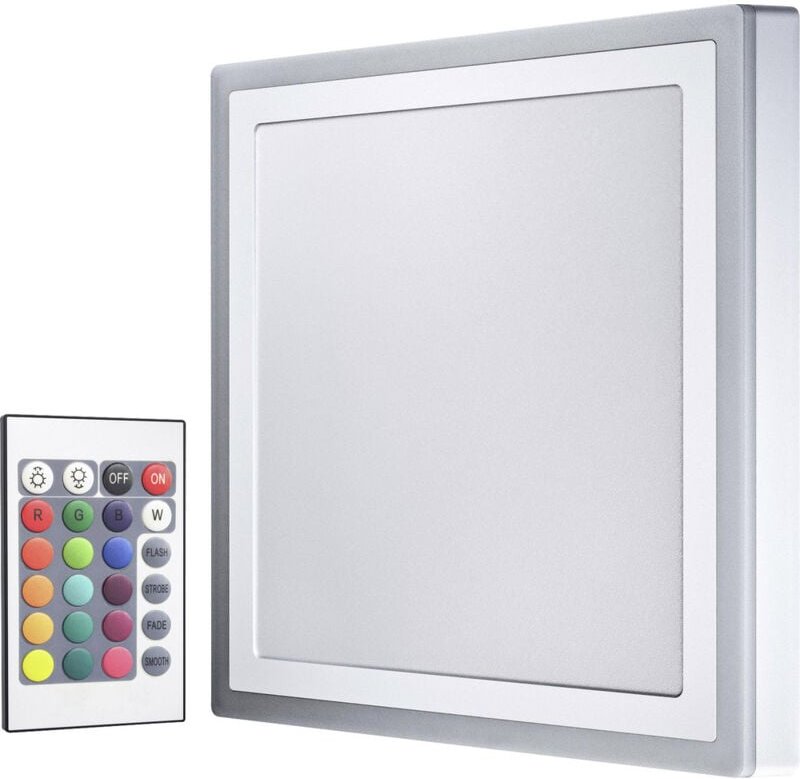 Ledvance - Wand- & Deckenleuchte led color + white Square warmweiss 400mm 38W Aluminium IP20