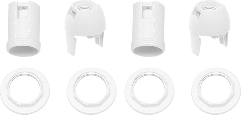 2X Plastik Schraube Typ E14 Birne Licht Lampe Halter Buchse AC 250V 2A