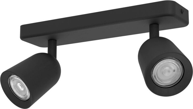 Eglo Leuchten 2er Spot Camaldoli schwarz 30 x 12 cm