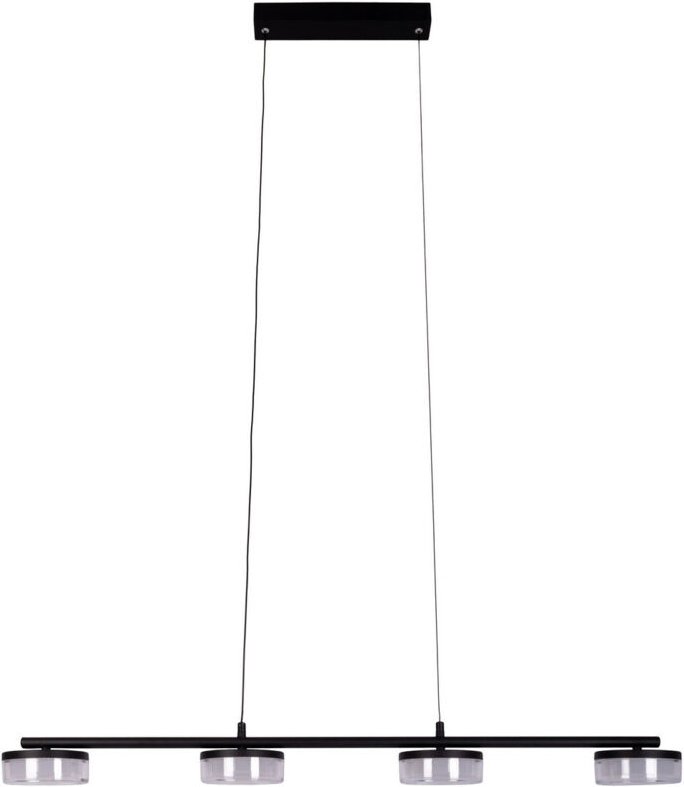 Thumbnail - Naeve CIMO Dimmbare LED-Balken-Pendel-Deckenleuchte Schwarz 3000K