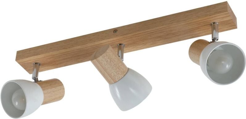 Lindby - Strahler 'Thorin' aus Holz für Wohnzimmer & Esszimmer von