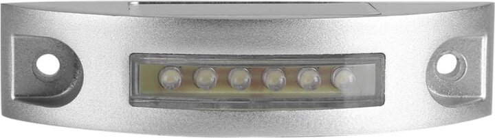 Solarbetriebene Plattformbeleuchtung für den Außenbereich, wasserdichte 6-LED-Solarstufenleuchte für Einfahrt/Gehweg (we...