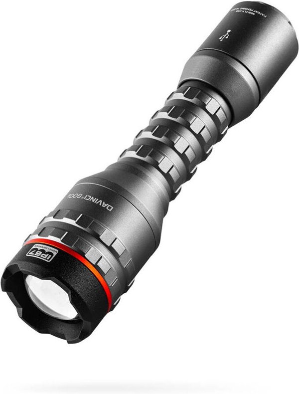 Davinci 800L - Taschenlampe led Wiederaufladbar de 800 Lumen - Mit Powerbank, IP67 Wasserdichtigkeit de und einstellbare...