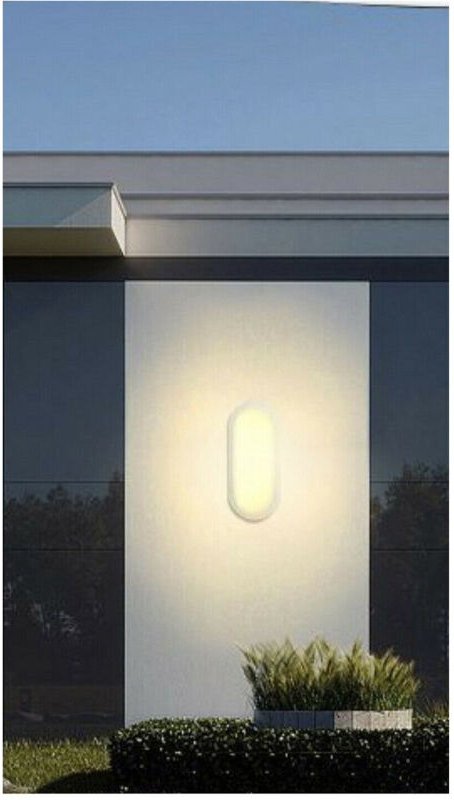 Trade Shop Traesio - Trade Shop - led 18W plafoniera giardino tartaruga IP65 6500K 3000K ES51 -