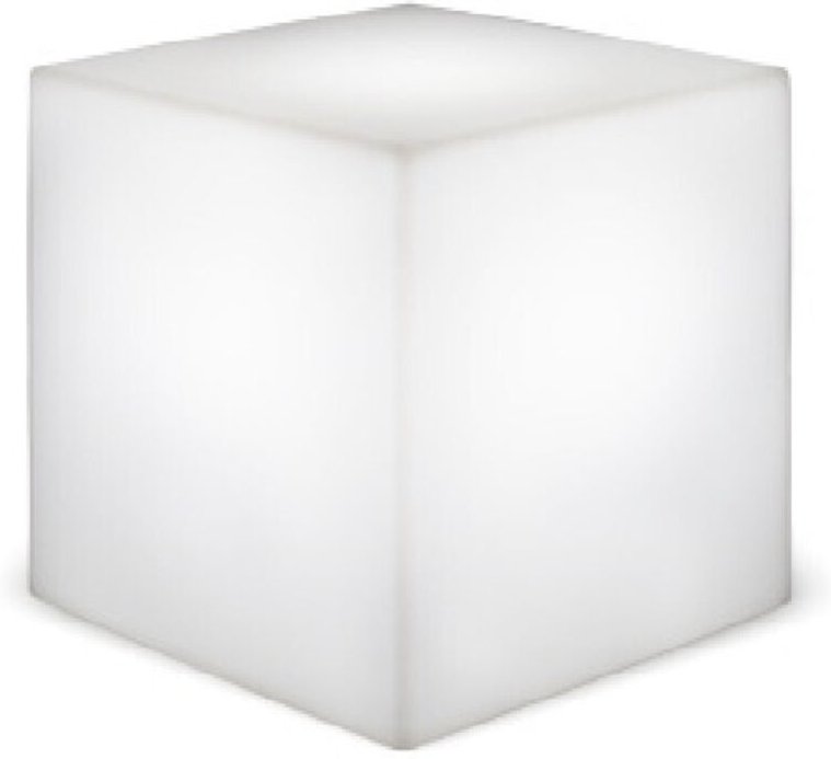Newgarden - cuby 20 cm Sehr widerstandsfähiger dekorativer Leuchtwürfel. Solarladung und RGB-LED-Licht. Hergestellt in S...