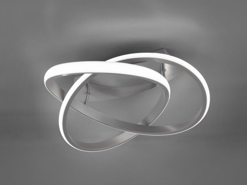 Reality Leuchten - Reality led Deckenleuchte Course nickel - matt Deckenleuchte