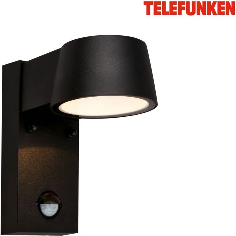 Telefunken - Wandlampe Außen Außenleuchte Außenbeleuchtung Bewegungsmelder Dämmerungssensor