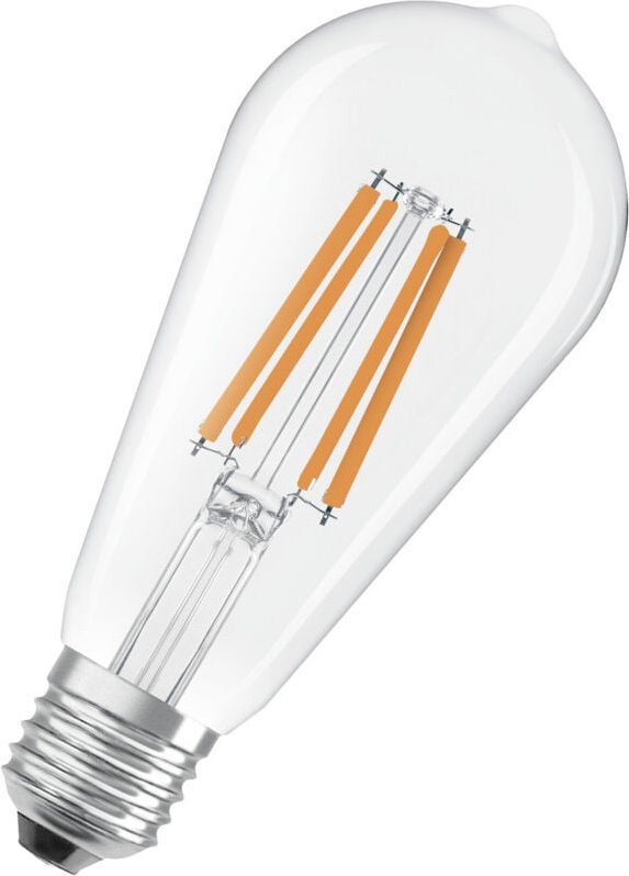 Thumbnail - Osram - led Classic LED-Lampe mit Filament in klassischer Edisonform, klarer Glasleuchtkörper, 3.8 w, E27 Fassung, eek a...