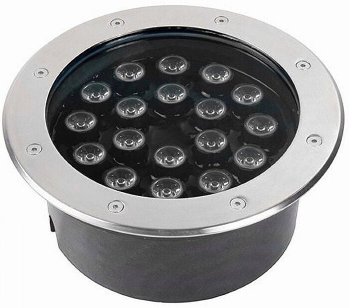 Trade Shop - Bodeneinbauleuchte 18w Outdoor led Gartenstrahler begehbar IP68 18W -