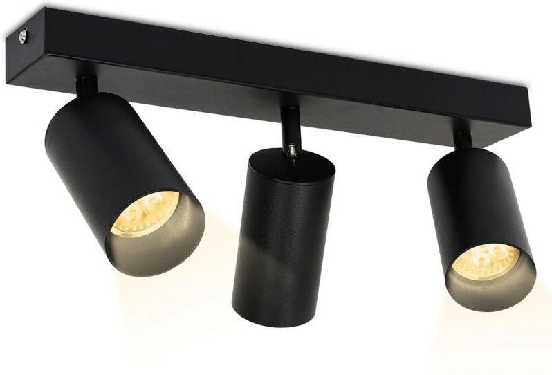 Randaco Deckenstrahler LED wechselbar, Warmweiß Doppelkopfstrahler schwenkbar Deckenleuchte Wandleuchte für Wohnzimmer, ...