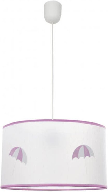 Fabrilamp - Anhänger Regen 1xe27 rosa regx30d